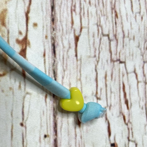 NWT Stoney Clover Lane X Target Blue Gingham Triangle Bikini Top Sz XXS and S - Picture 12 of 14